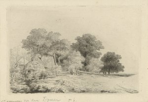 Gård ved et gjerde