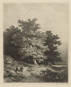 Figurer i en skogkant av Remigius Adrianus Haanen