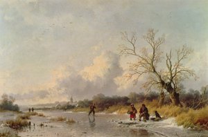 Vinter i Holland (olje)
