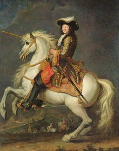 Rytterportrett av Ludvig XIV (1638-1715)