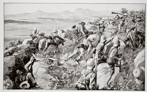 The Relief of Ladysmith - The Last Rush at Hlangwane Hill av René Bull