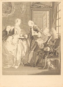 Ekteskapsavtalen av René Gaillard after Charles Eisen