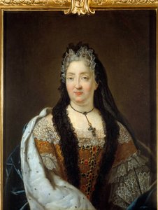 Portrett av Anne Marie de La Tremoille, prinsesse av Ursins (1642-1722) Maleri tilskrevet Rene Antoine Houasse (1645-1710)