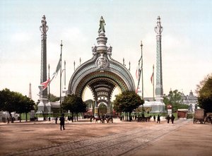 Grand Entree av 1900 universelle utstillingen i Paris av Rene Binet.