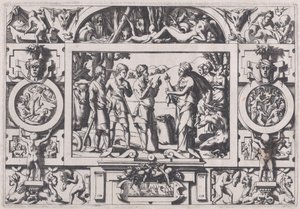 Dronning Ino og husmannen Dronning Ino ødelegger åringens frø overalt..., 1563.