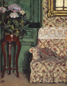 Hjørne av sofaen av René François Xavier Prinet