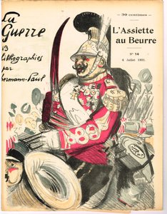 Omslag til "" The Butter Plate", Satirical in Colors av Rene George Hermann Paul