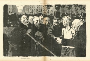 Illustrasjon av Hermann-Paul (1864-1940) i Le Canard Sauvage av Rene George Hermann Paul
