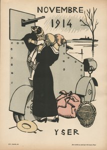 Krigens kalender (1. år? august 1914-juli 1915) (fargetresnitt)