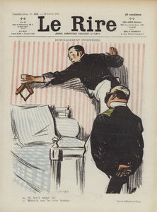 Ministerflytting. Illustrasjon for Le Rire av Rene George Hermann Paul