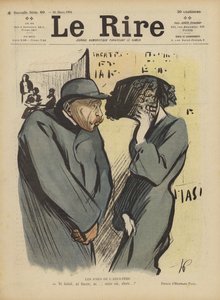 Gleden ved utroskap. Illustrasjon for Le Rire