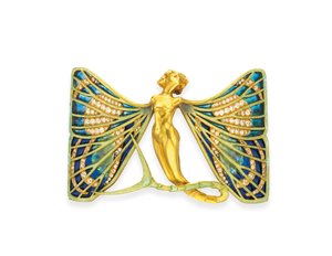 Art Nouveau "Sylph" hundehalsbånd, ca. 1900