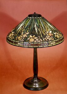 Skrivebordslampe i 1900 laget av Rene Lalique (1860-1945)