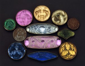 Diverse glassvarer av Rene Jules Lalique