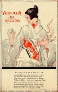 Abdulla-sigaretter, 1920-tallet av Rene Vincent