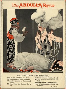 Abdulla-sigaretter, 1920-tallet av Rene Vincent