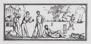 Cricket (litho) av Rex (after) Whistler