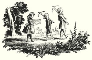 HC Andersen: Lille Idas blomster (litho) av Rex (after) Whistler