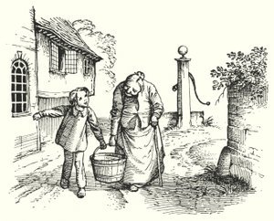 HC Andersen: Lille Tuk (litho) av Rex (after) Whistler