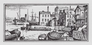 Elven (litho) av Rex (after) Whistler