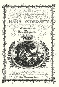 Tittelside for Eventyr og legender av Hans Andersen (litho) av Rex (after) Whistler