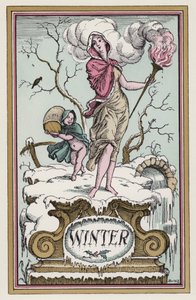 Vinter (farge litho) av Rex (after) Whistler