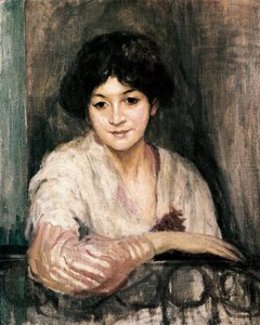 Figur. Maleri av Ricard Canals i Llambi (1876-1931), olje på lerret, impresjonisme