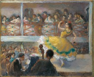 Flamenco - Canals, Ricard (1876-1931) - Olje på lerret - 61,5x74,5 - Museo Carmen Thyssen, Malaga