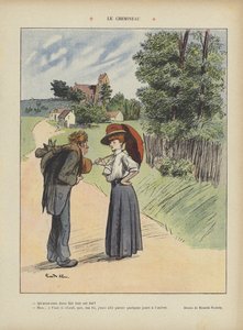 Landstrykeren. Illustrasjon for Le Rire