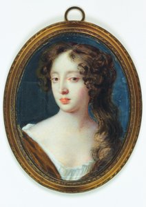 Lady Elizabeth Percy, grevinne av Ogle (akvarell på elfenben)