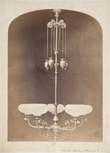 Gasolier, ca 1880 av John Pardon