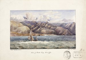 Byen Santa Cruz, utsikt fra vannet, Tenerife, 22. mai av John Pardon
