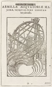 Tycho Brahes ekvatorialt monterte sirkler, etter 1580 av John Pardon