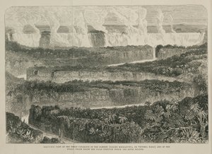 Victoria Falls, Afrika, ca 1855 av John Pardon