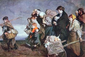 Hjemløs (farge litho) av Richard (after) Jack