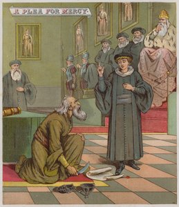Illustrasjon for The Merchant Of Venice (chromolitho) av Richard Andre