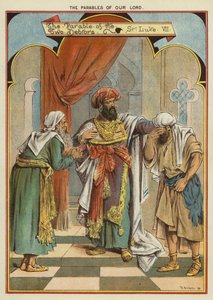 Kristi lignelser: lignelsen om de to skyldnere (chromolitho)