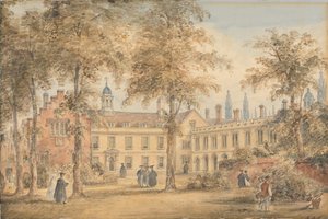 Trinity Hall fra Garden, Cambridge