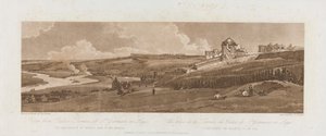 Utsikt fra Palace Terrace ved St. Germain en Laye; Akvedukten av Marli sett i det fjerne 1803; Plate 16 fra Views in Paris, Emanuel Volume-sporingen av platen, B1981.25.2625
