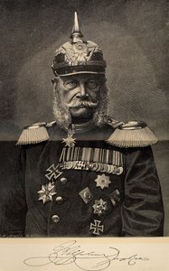 William I 1797-1888, konge av Preussen og tysk keiser, i en alder av 90, 1887. av Richard Bong
