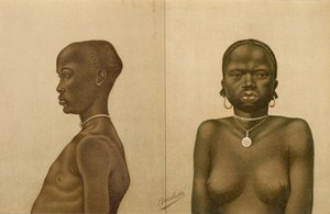 Waganda-gutt og Dinka-jente, fra 