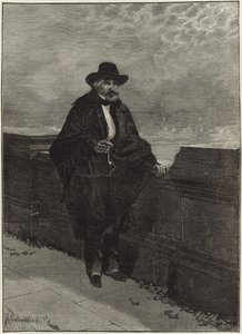En måneskinnsnatt i Chelsea (gravering) av Richard Caton II (after) Woodville