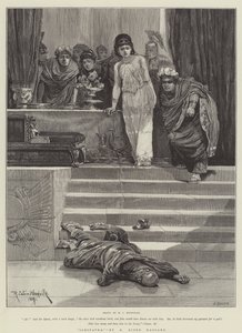 "Cleopatra," av H Rider Haggard (gravering)