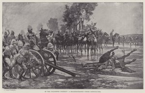 I Colesberg-distriktet, en rekognosering under vanskeligheter (litho) av Richard Caton II (after) Woodville