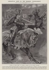 Middelalderlister i den moderne turneringen (litho)