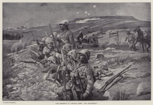 Forsvaret av Cæsars leir, "fikse bajonetter!" (litho)