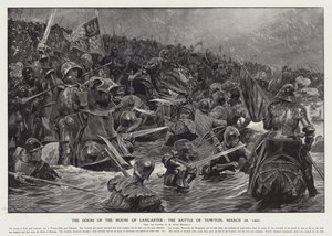 The doom of the House of Lancaster: the Battle of Towton, 29. mars 1461 (litho)