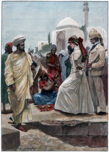 En gatetryller i Alger, 1895.