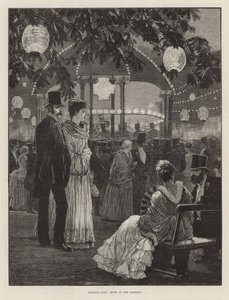 Kveldsfest til fordel for London Hospitals - Music in the gardens