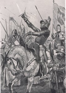 The Death of Henry Hotspur, 21. juli 1403, illustrasjon fra 